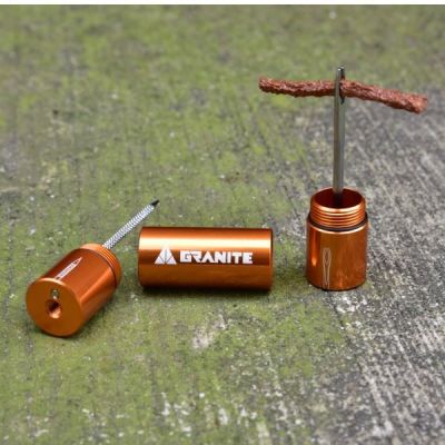 GRANITE STASH Tire Repair Kit Orange