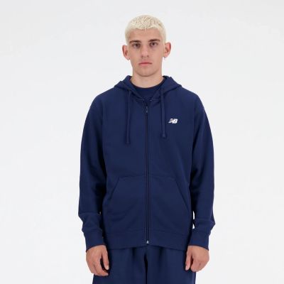 5. New Balance Stacked Logo Hoodie Fren Nny M MJ41501NNY
