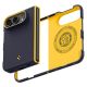 7. Spigen Nano Pop MagSafe iPhone Duo Case - Navy Blue and Yellow