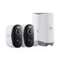 2. Baseus Security N1 2K Outdoor Monitoring Kit (2 Cameras) – White