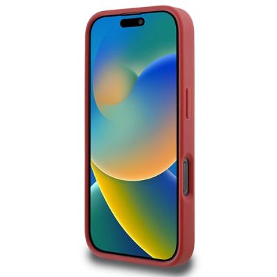 5. Karl Lagerfeld Quilted Signature iPhone 16 Pro Case - Red