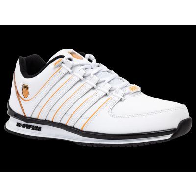2. K-swiss RINZLER WHITE/ORANGE POPPY/BLACK-M sneakers (01235-185-M)