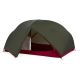 3. MSR Hubba Hubba Bikepack 2 Person Green, Red, White Triangle Tent