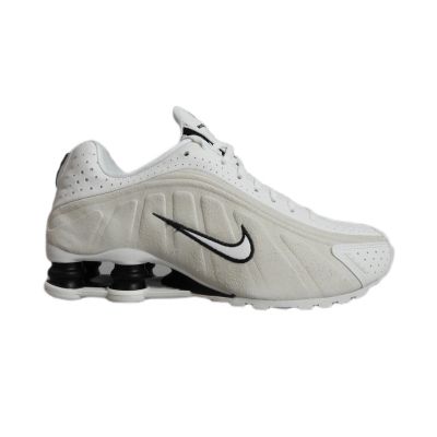 Nike Shox R4 Summit White/Light Orewood Brown Beige Women's Sports Shoes - HQ7739-100