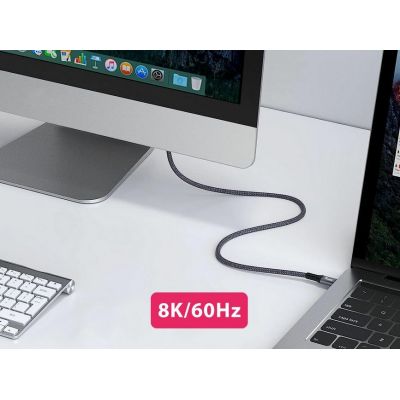6. Equip 128383 USB Cable USB4 Gen 3x2 2m USB C 40 Gbit/s 240W Black