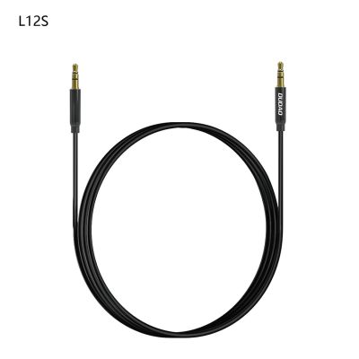 Dudao L12S AUX cable mini jack 3.5mm 1m 3-pole stereo - black