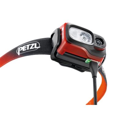 4. Petzl SWIFT RL Orange LED Headlamp