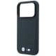 6. BMW M Quadrille Kevlar Metal Logo MagSafe Case for iPhone 18 Pro Max / 17 Pro Max – navy blue