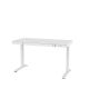 6. Activejet ET119W-C electric height-adjustable desk in white. Tabletop dimensions: 140 x 70 cm.