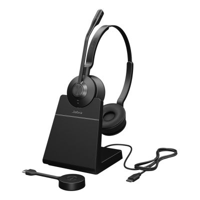 Jabra Engage 55 SE Headset Wireless Headband Office/Call Center Black