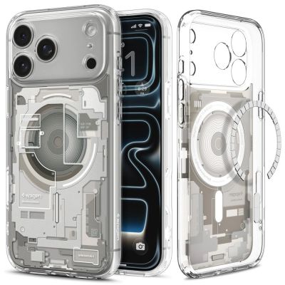2. Spigen Ultra Hybrid MagSafe Zero One Case for iPhone 18 Pro / 17 Pro - Titanium