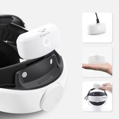 6. BoboVR B2 External Battery for BoboVR M1 / M2 / M3 Headbands 5200mAh - White