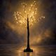 7. Decorative Tree, 100 LEDs, 90 cm, Black