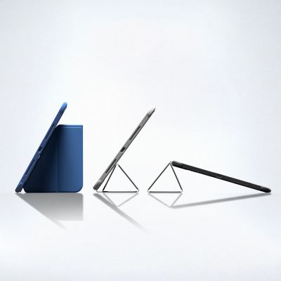 7. AMAZINGTHING Titan Pro Case for iPad A16 11" with 720° Rotation Stand and Pencil Holder - Blue
