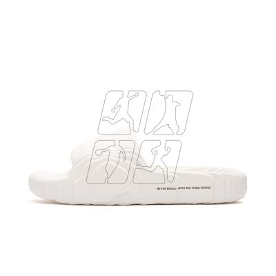 Women's/men's adidas Adilette 22 Crystal White flip-flops with comfortable profiled sole white (HQ4672)