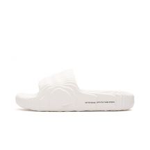 Women's/men's adidas Adilette 22 Crystal White flip-flops with comfortable profiled sole white (HQ4672)