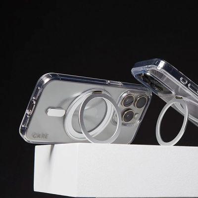 4. CARE by PanzerGlass Feature Kickstand Case iPhone 16 6.1" silver/silver MagSafe 1325