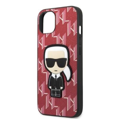 6. Karl Lagerfeld KLHCP13MPMNIKPI iPhone 13 6.1" hardcase red/red Monogram Ikonik Patch