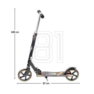 52. Nils Extreme HA205D Pink PU 205MM scooter