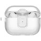 3. Uniq Glase Pro Case for AirPods Pro 3 Lock Case - Transparent