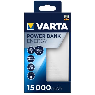 3. Varta Energy 15000 Lithium Polymer (LiPo) 15000 mAh Black, White