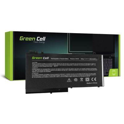 GREEN CELL BATTERY DE117 RYXXH FOR DELL LATITUDE 12 5250 E5250 14 E5450 15 E5550 11 3150 3160 2900MAH 10.8V/11.1V