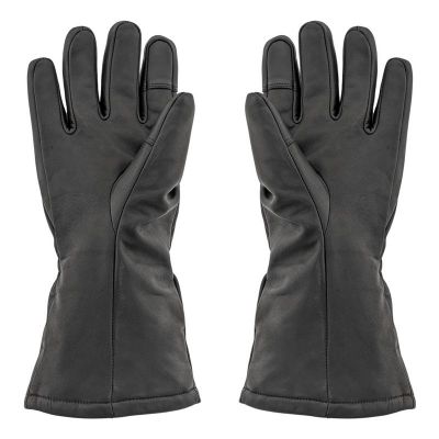 2. GLOVII Heated Leather Gloves for Everyday Use, Size L, GI2BL