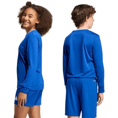 4. adidas Entrada 26 Long Sleeve Jersey Kids' Shirt, Blue, KF5886