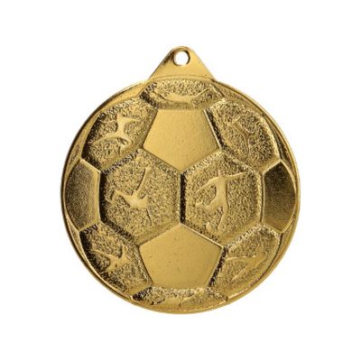 4. STEEL MEDAL FOOTBALL FI 50 MMC8850/G - GOLD