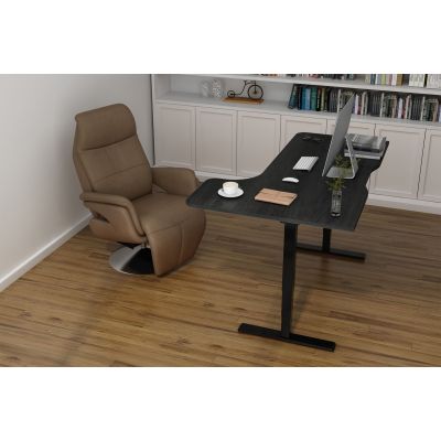 4. Digitus Electrically Adjustable Table Frame, Two Motors, 3-Stage, Black
