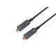 3. Equipped with USB-C M/M 10m PD 60W 4K/60Hz 10Gbps Active Optical Cable Video+Data+PD