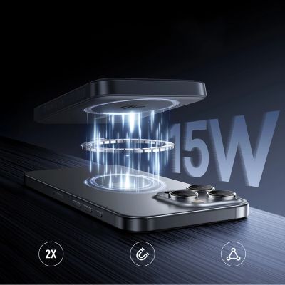 4. Baseus EnerFill FM12 10000mAh 22.5W Qi2 Power Bank MagSafe Compatible with Baseus Simple USB-C 20V/3A 30cm Cable - Black