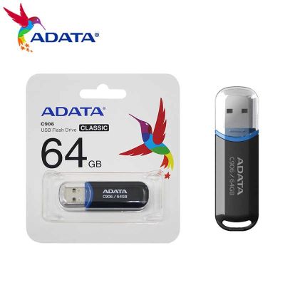 3. ADATA FLASHDRIVE C906 64GB USB 2.0 BLACK