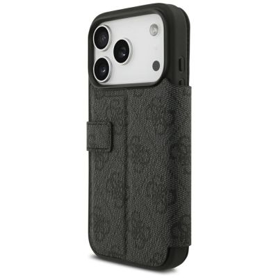 5. Guess Book 4G Metal Logo Case for iPhone 18 Pro / 17 Pro - Black