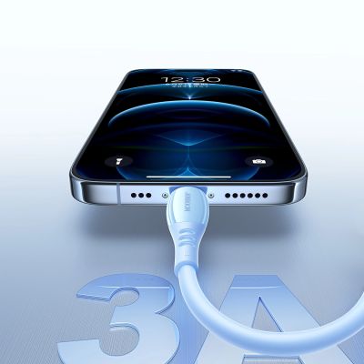 7. Joyroom S-A59 Vibrant Series 3A USB-A - Lightning cable 1.2m - blue