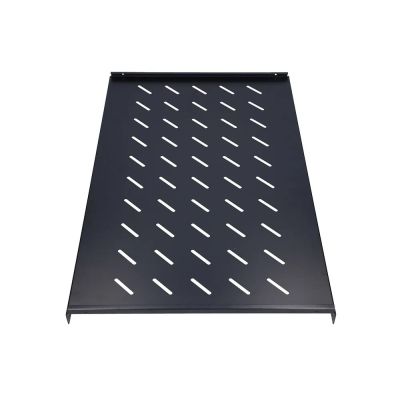 2. Extralink 1U 750mm Black | Shelf | 19", 752 x 472mm, point-mounted, for 1000mm deep cabinets