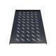 2. Extralink 1U 750mm Black | Shelf | 19", 752 x 472mm, point-mounted, for 1000mm deep cabinets