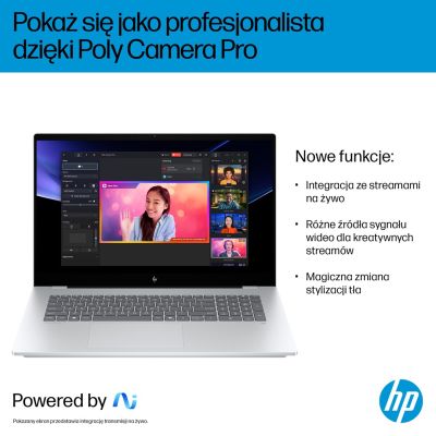 7. HP OmniBook 7 17-dc0219nw Ultra 5 226V 17.3"FHD Touch IPS 400nits Glare 16GB LPDDR5X SSD1TB Arc 130V Cam 5MP+IR 83Wh Win11 Ice Silver 2Y
