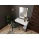 5. Dressing table with mirror PAFOS 80x41.6x100 white matt