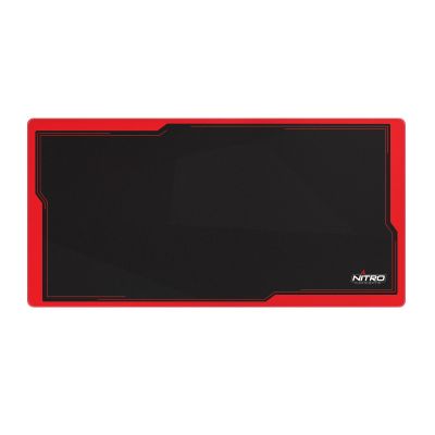 5. Nitro Concepts DM12 Gaming Mousepad Black, Red