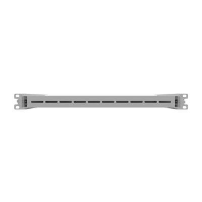 7. LANBERG SLIDE-OUT SHELF FOR 19" RACK CABINETS 350MM GRAY (1U/445X350MM LOAD CAPACITY UP TO 35KG, 4-POINT MOUNTING)