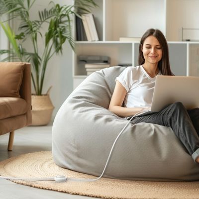 9. Baseus Free2Pull Mini 100W Retractable USB-C Cable - USB-C 2m - White