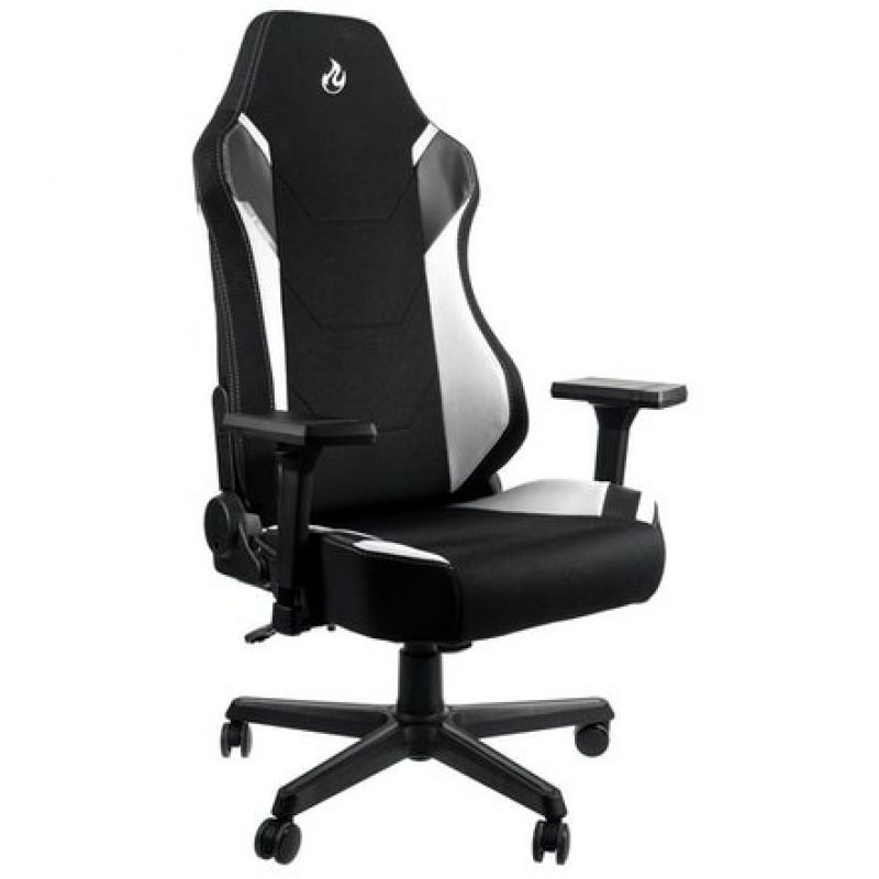 2. Nitro Concepts X1000 Gaming Chair Upholstered Seat Black, White