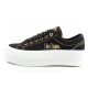 11. Lee Cooper women's sneakers platform black with gold
