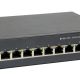 4. LevelOne GEP-1051 Switch - Intelligent - 8 x 10/100/1000 (PoE+) + 2 x Gigabit SFP - Desktop, Rack-Mount - PoE+ (70W)