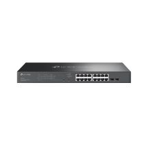 TP-Link TL-SG2218P L2/L2+ Gigabit Ethernet Switch (10/100/1000) PoE Support 1U Black