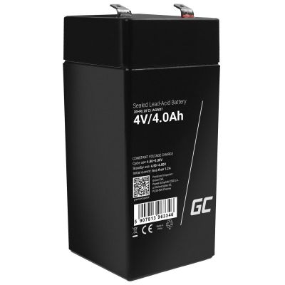 GREEN CELL GEL/AGM BATTERY AGM37 4V 4AH
