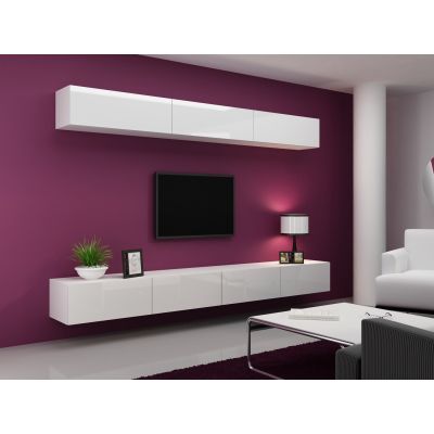 7. TV cabinet VIGO '140' 30/140/40 white/white gloss