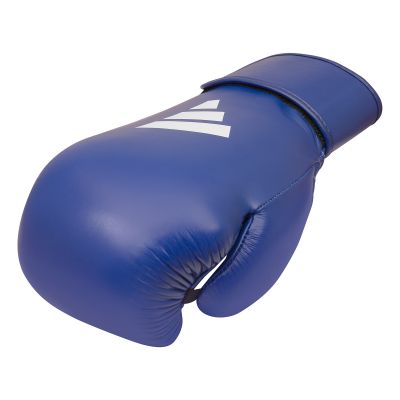 6. Adidas SPEED 175 leather boxing gloves blue