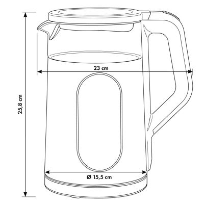 11. GREENBLUE CORDLESS ELECTRIC KETTLE GB670
